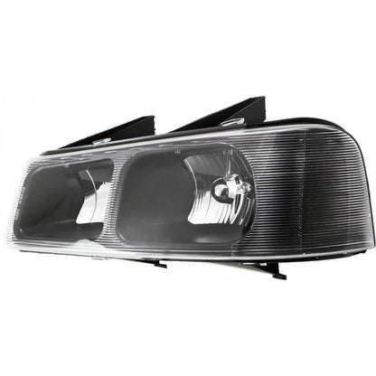 Headlight Pair for GMC Savana 2500 (2003–2016) PLX-M0-20-6582-00-1-CL360A8, GM2502233, GM2503233