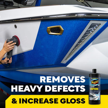 Meguiar's M6732 Marine/RV One Step Compound for Marine (32 oz)
