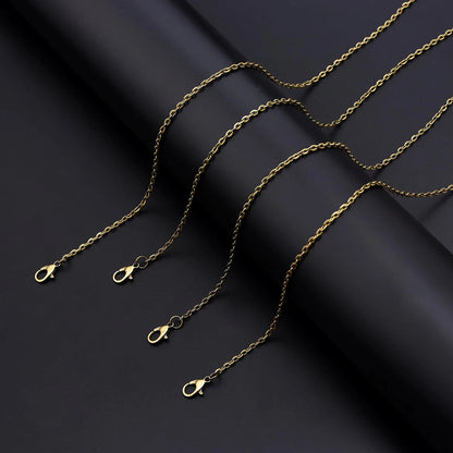 33 Feet Metal Bronze Necklace Chain O-Shaped Links
