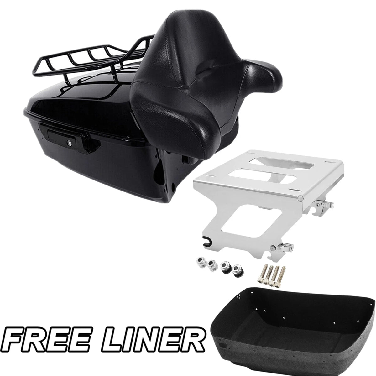Trunk Backrest Pad for Harley Low Rider FXLR (2018–2025)