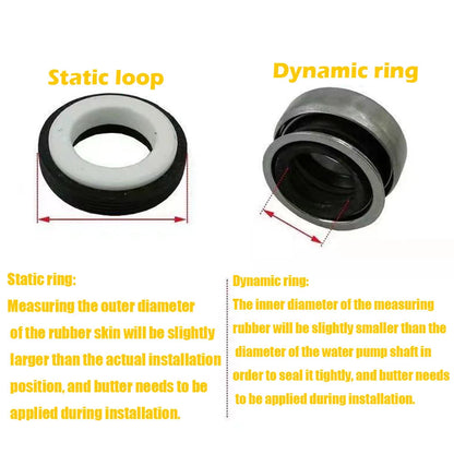 1/2"-1" Water Pump Mechanical Shaft Seal for Self-priming Pump