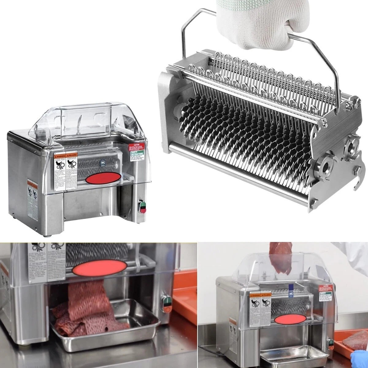Complete Cradle Assembly with Safety Cover for Biro Tenderizer Pro 9