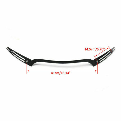 CNC Cut Billet Windshield Trim for FLTRX FLTR Road Glide (2014–2017) WIN-053-Black