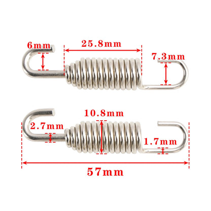 Set of 4 Exhaust Spring & Seal O Rings for 200 250 300 EXC/TPI (1999–2025)