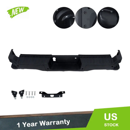 Rear Bumper Cover Face Bar for Ford F250 F350 (2023–2024) - Black, Sensor Holes