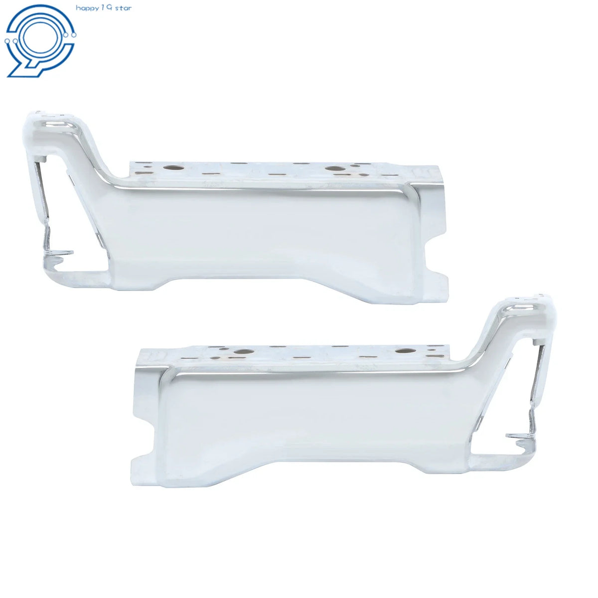 Chrome Pair Rear Back Bumper End Cap for Ford F250 F350 F450 (2023–2025)