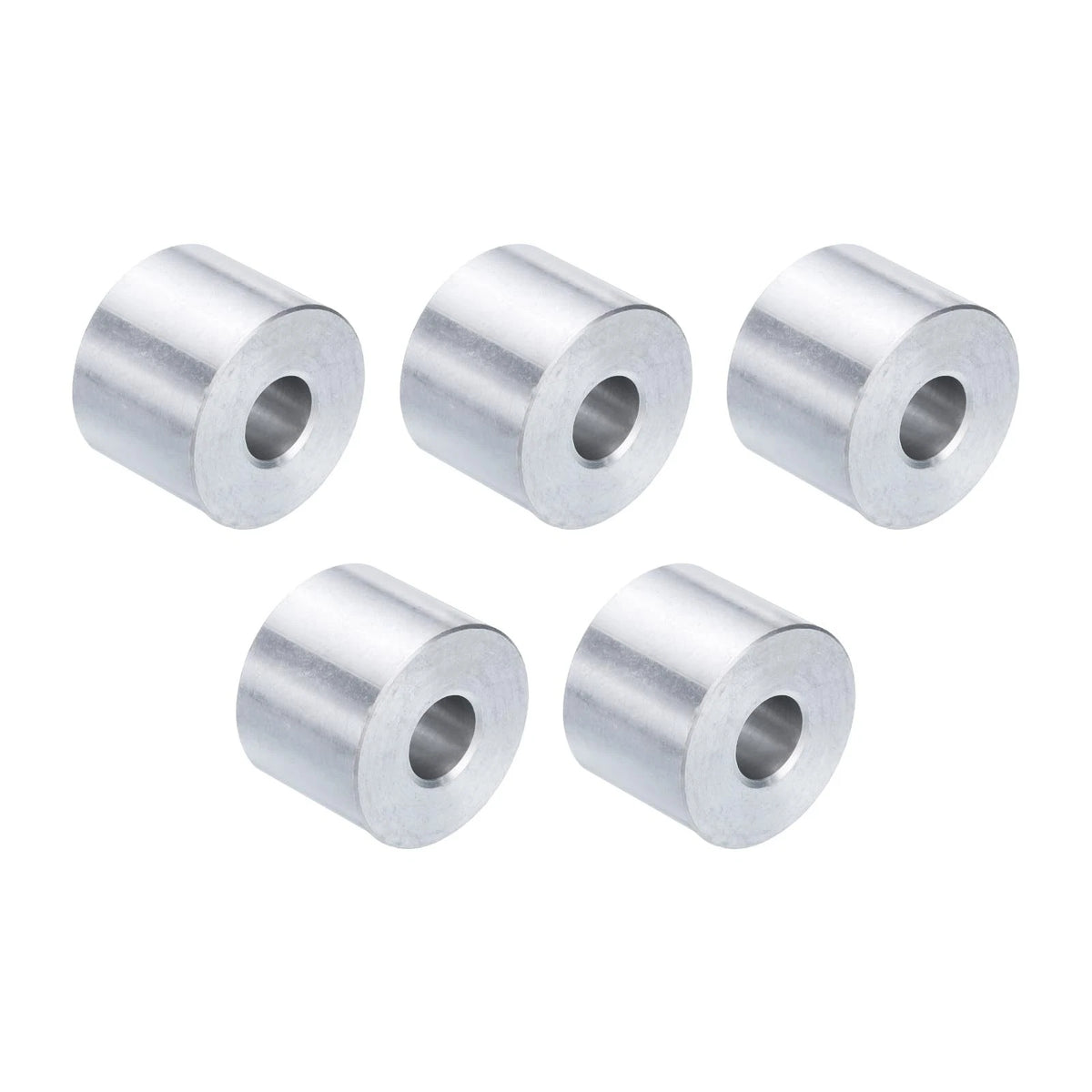 5X Aluminum Spacer 3/8" Bore x 1" OD x 3/4" for Universal Applications