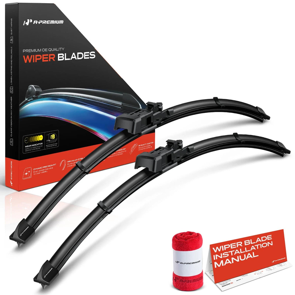 2X 22" Windshield Wiper Blades for Mercedes-Benz R172 (2012–2019)