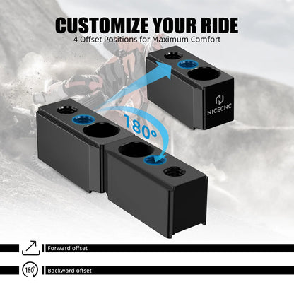 Handlebar Risers for KTM 250/390 Adventure (2020–2024) 25.4 mm
