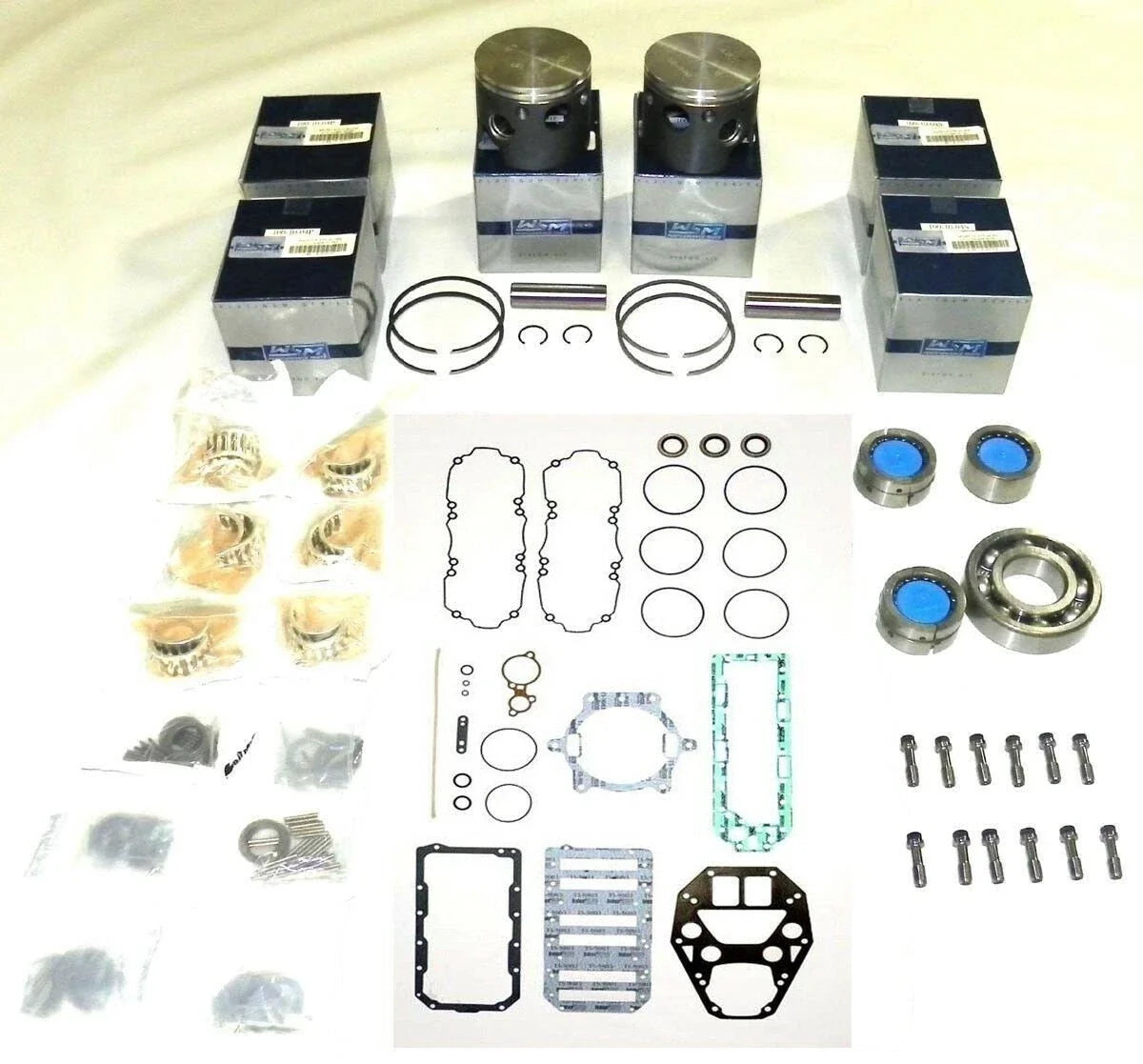 Powerhead Rebuild Kit for Mercury Mariner 150 HP 2.5L Carb (1992–1998) - 100-21-44