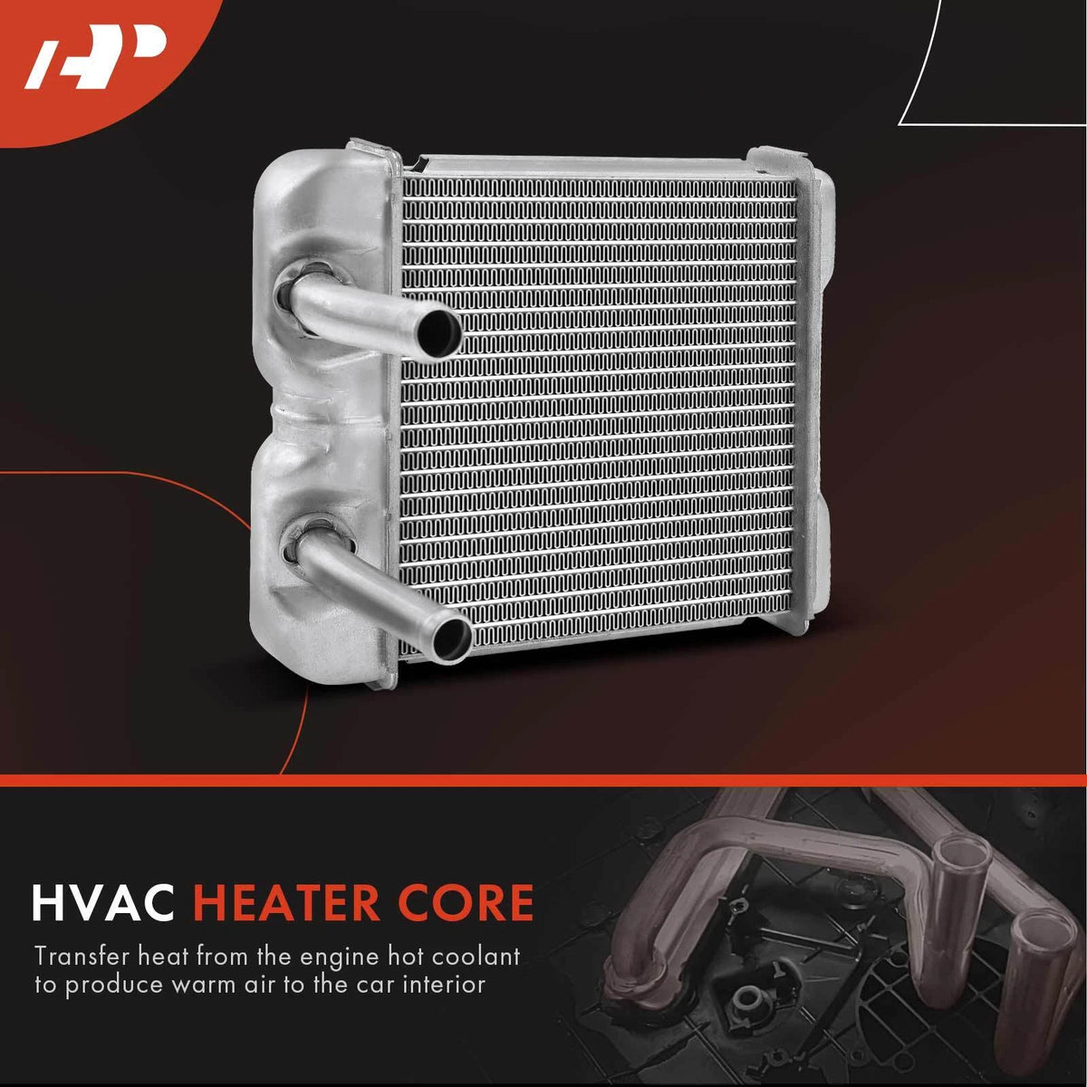 HVAC Heater Core for Chevrolet Express 1500, GMC Savana 4500 (93051, 52469301, 9010317)