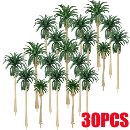 30 PCS Palm Tree Scenery Model for Home Hotel Office Dorm