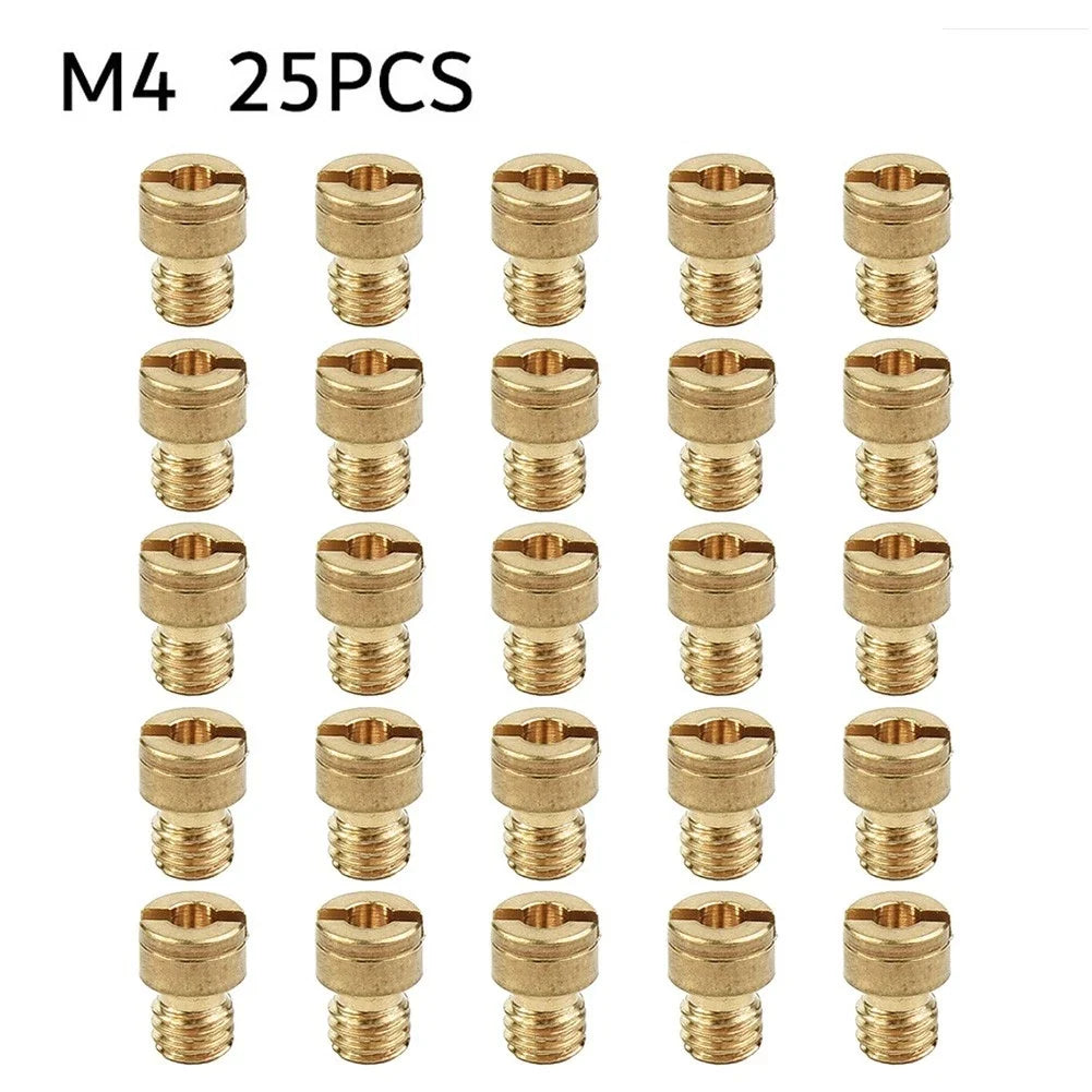 25x M4 Carburetor Jets 55-115 for Puch Maxi/Bing/Hercules (4mm Jet Set)