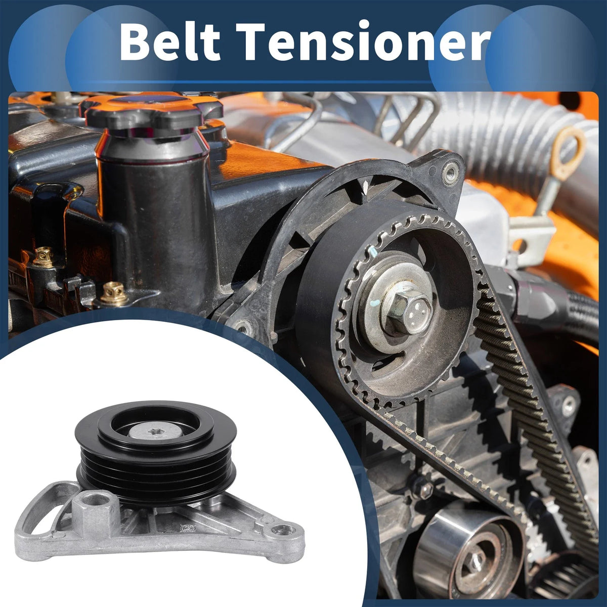 Belt Tensioner for Audi A6 (1994–2005) No. 58260511 Metal