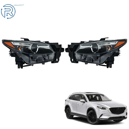 Headlight Set for Mazda CX-9 (2016–2023) Left & Right LED Halogen