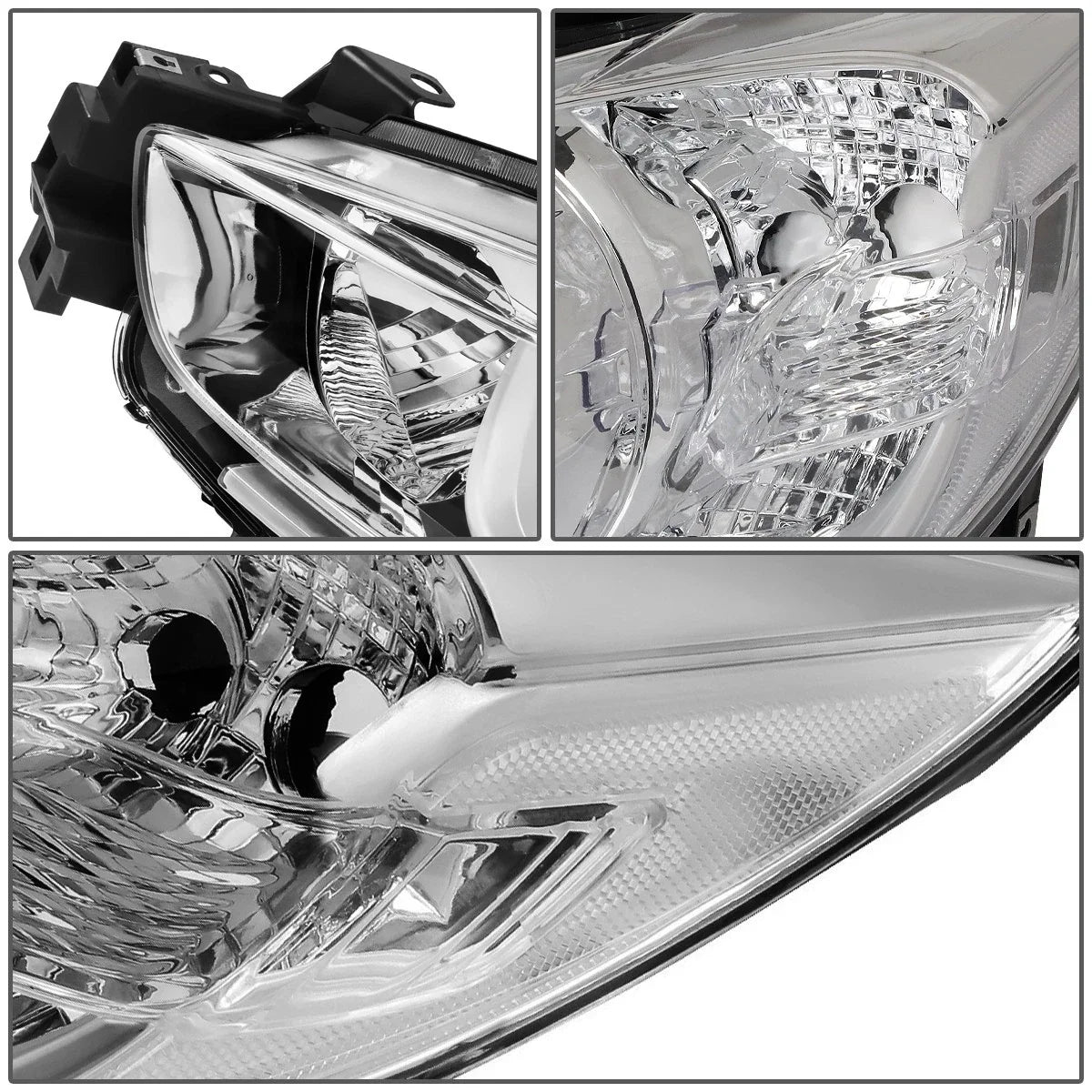 Set of 2 Projector Headlights for Mazda CX-5 (2013–2016) OE Style Chrome