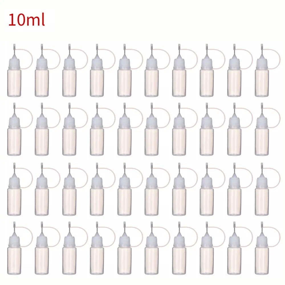 20PCS 10ml Needle Tip Glue Bottle Dropper for DIY Painting
