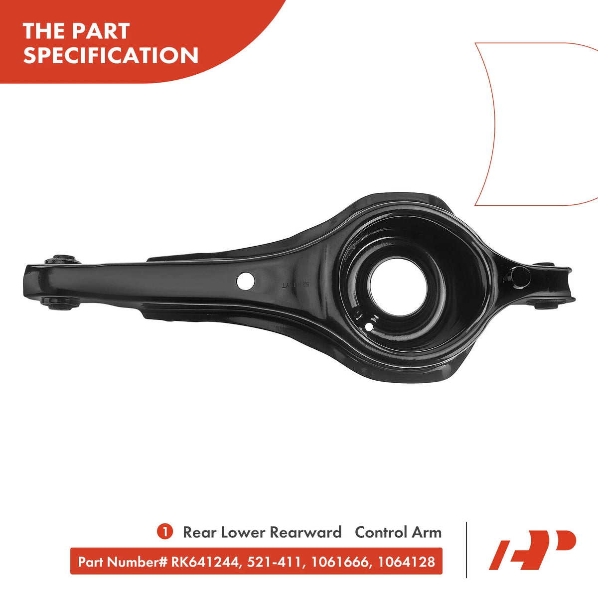 Rear Lower Control Arm for Ford Focus (2000–2011) - 1064128, 7S4Z5500A, WC111411, YS4Z5500EA, RK641244