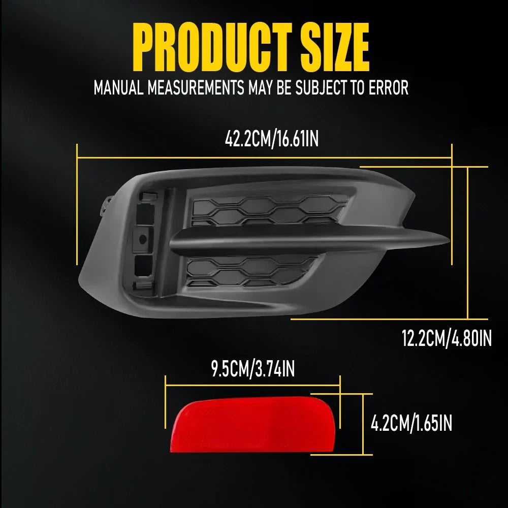 Rear Bumper Reflector Bezel Cover Molding Left for Honda Civic Sedan (2016–2021)