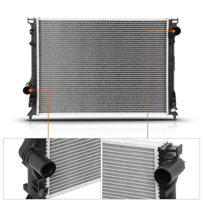 OE Style Aluminum Radiator DPI-13158 for Chrysler 300/Charger/Challenger (2008–2019)