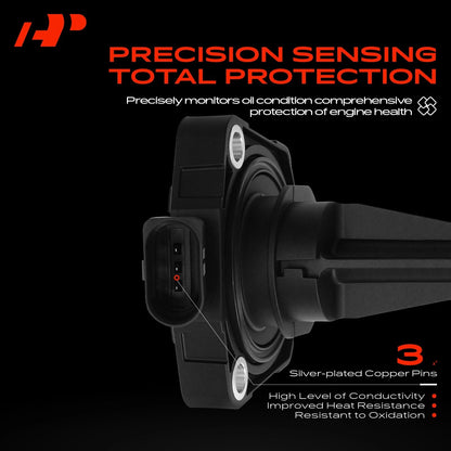 Engine Oil Level Sensor for Audi Q5 Q7 RS5 Volkswagen Jetta (03C907660AA, 03C907660Q, V10721265, 013680041, FLS311)