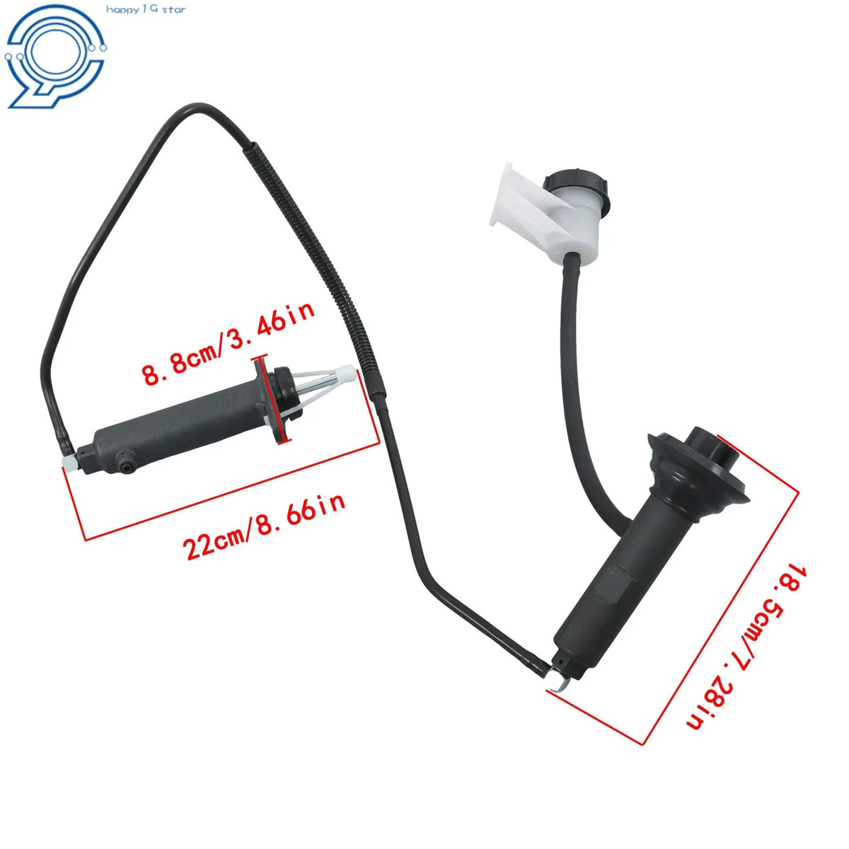 Clutch Master and Slave Cylinder Assembly for Dodge Dakota (1995–1996)