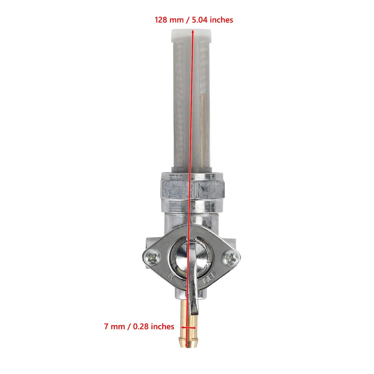 Petcock Fuel Valve 22mm for Harley Dyna Super Glide, Electra Glide
