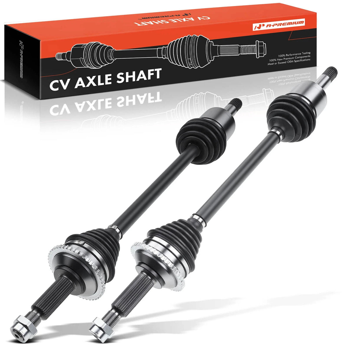 A-Premium 2X Rear CV Axle Assembly for Ford Thunderbird (2003–2005) - 3W4Z4K138BA, 3W4Z4K138CA, 4W4Z4K138AA, NCV11124, NCV11125