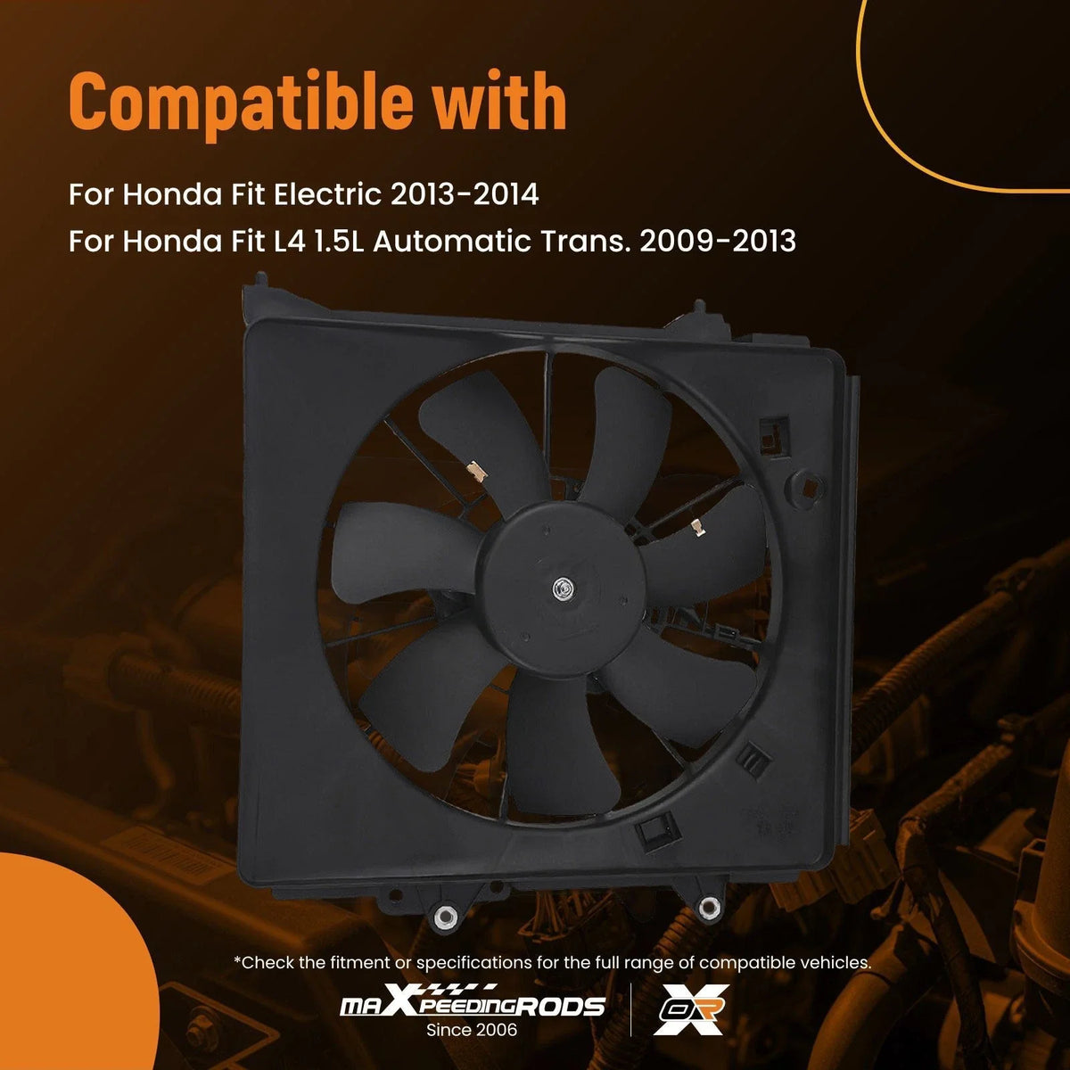Radiator Cooling Fan for Honda Fit (2009–2014) 38615RB1J51
