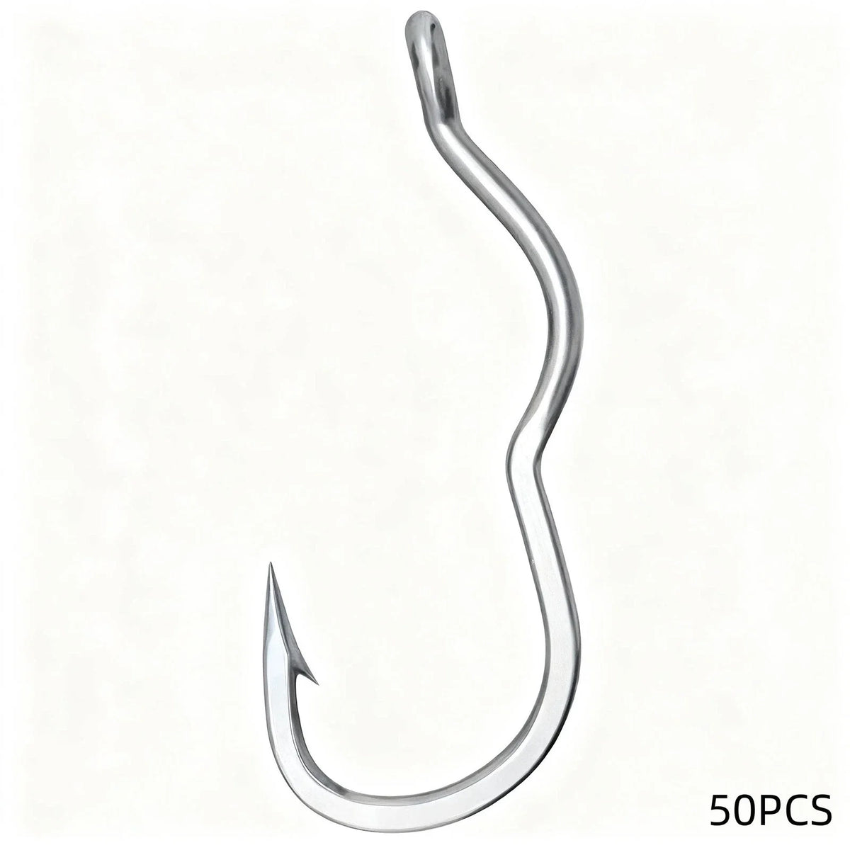 50pcs Reversible Barb Hooks for Crucian Carp Fishing