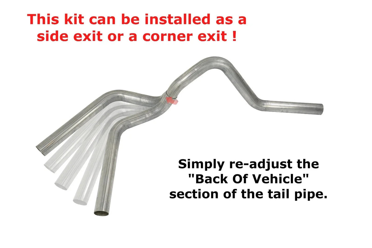 3" Direct Fit Single Exhaust Kit for Toyota Tundra (2009–2013) Super 44