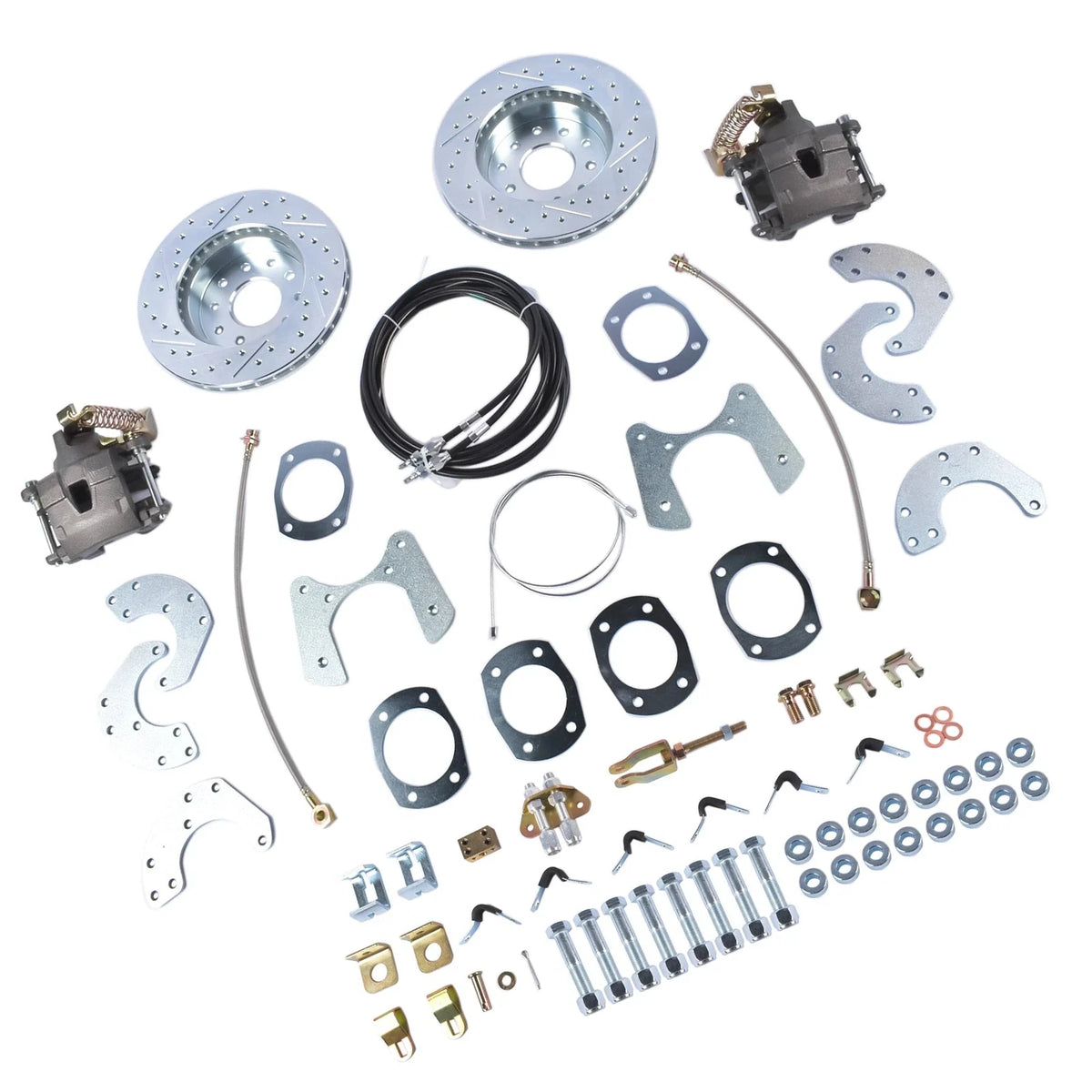 Complete Rear-End Disc Brake Kit for Ford 8 Inch & 9 Inch (1960–1986)