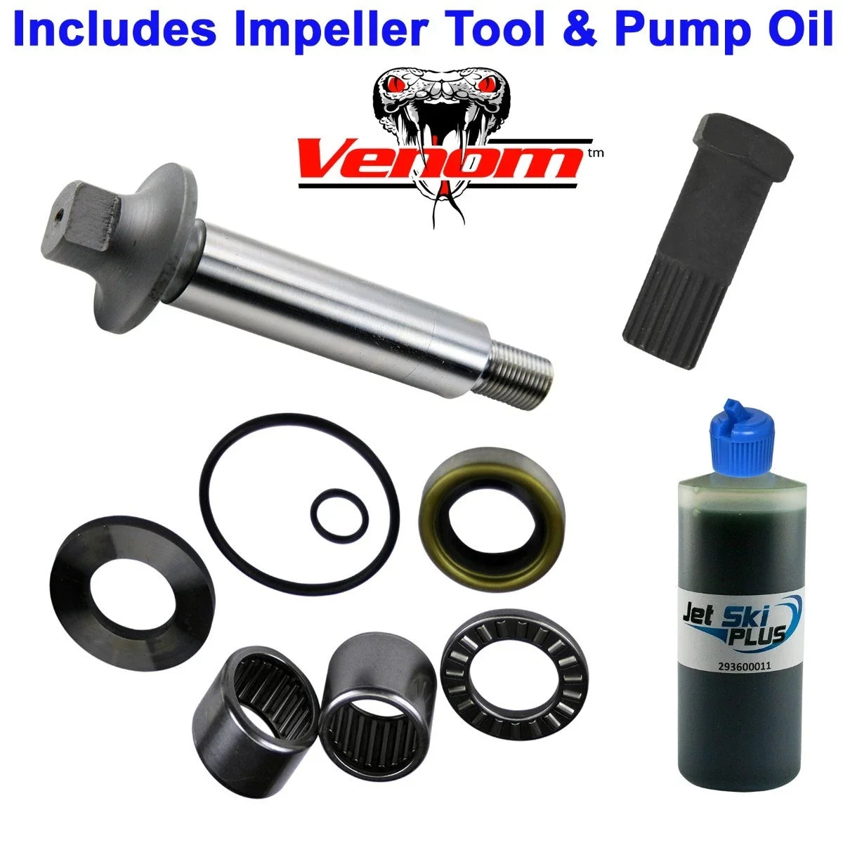 Jet Pump Rebuild Kit for SeaDoo GTX LTD (1999) w/ Shaft, Tool, Oil