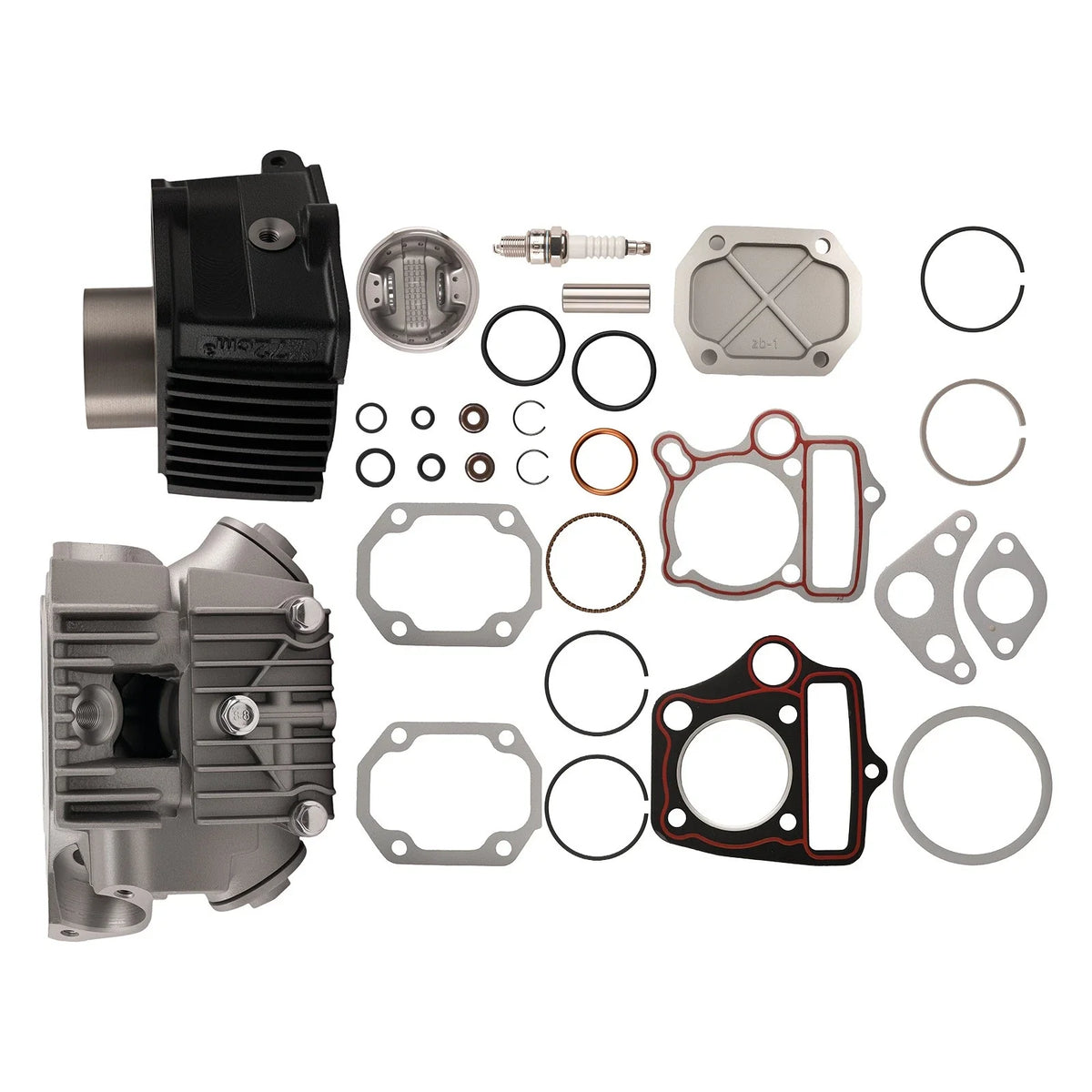 Top End Kit Cylinder Piston Head Gasket for Honda CT70 (1970–1993) 12101-GB0-910