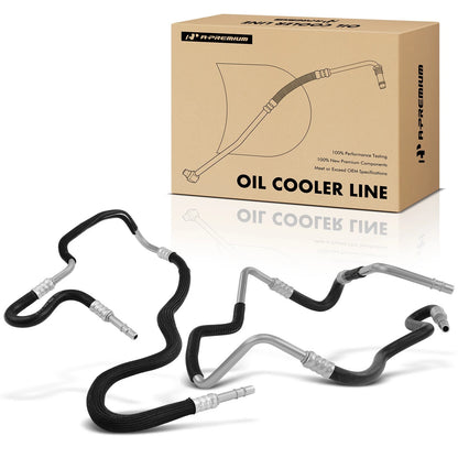 2X Automatic Transmission Oil Cooler Line for Ford Edge Lincoln MKX (2007–2009)