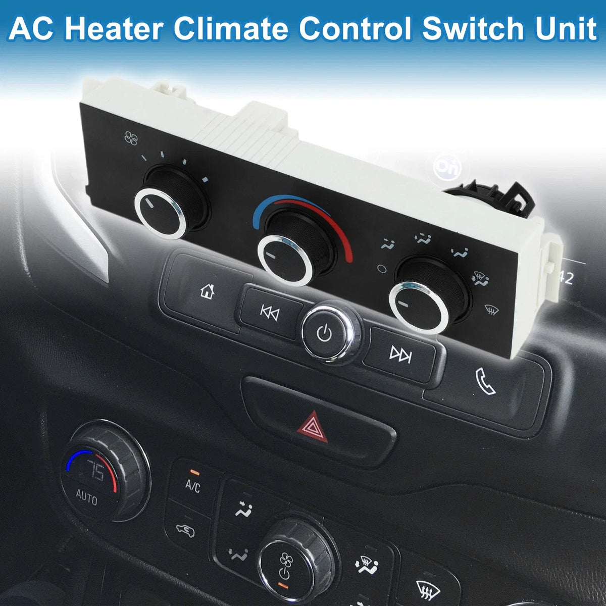 HVAC A/C Heater Climate Control Panel for Chevrolet Express 1500 2500 3500 (2003–2021)