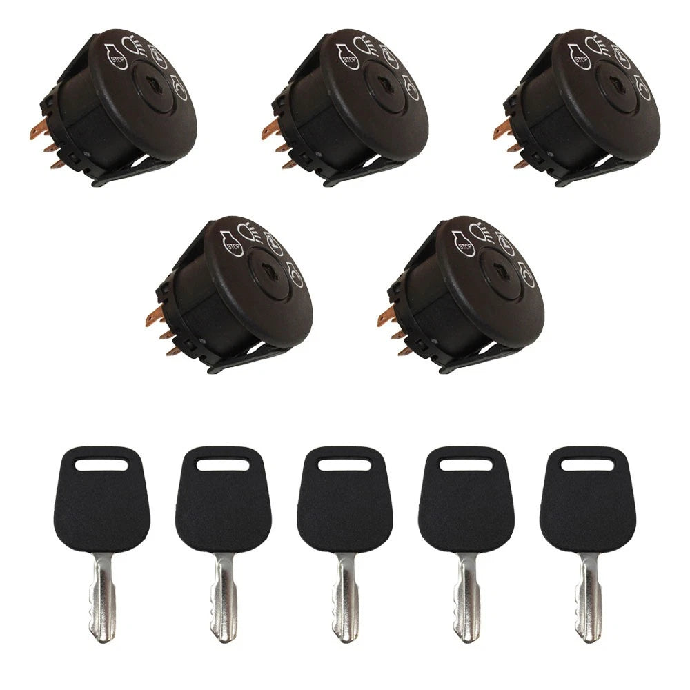 5X Ignition Switches with Keys for MTD (Replaces 138958)