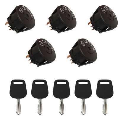 5X Ignition Switches with Keys for MTD (Replaces 138958)