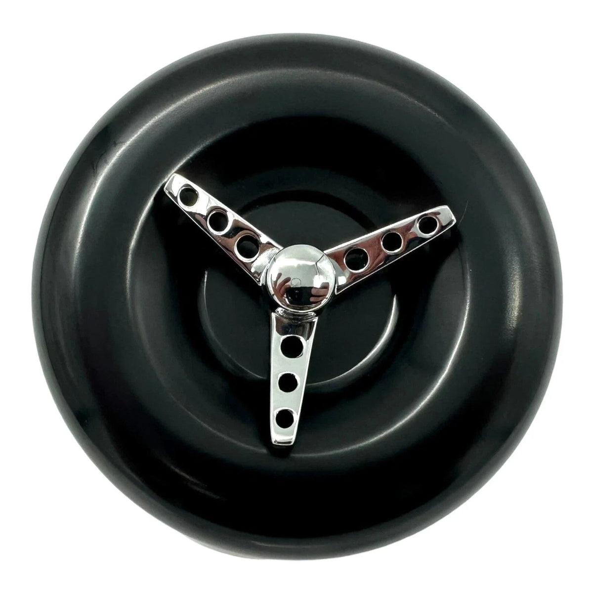 Air Cleaner Assembly 3 Wing Nut for 2 Barrel Carb for Black Louvered (1) (2-5/16)