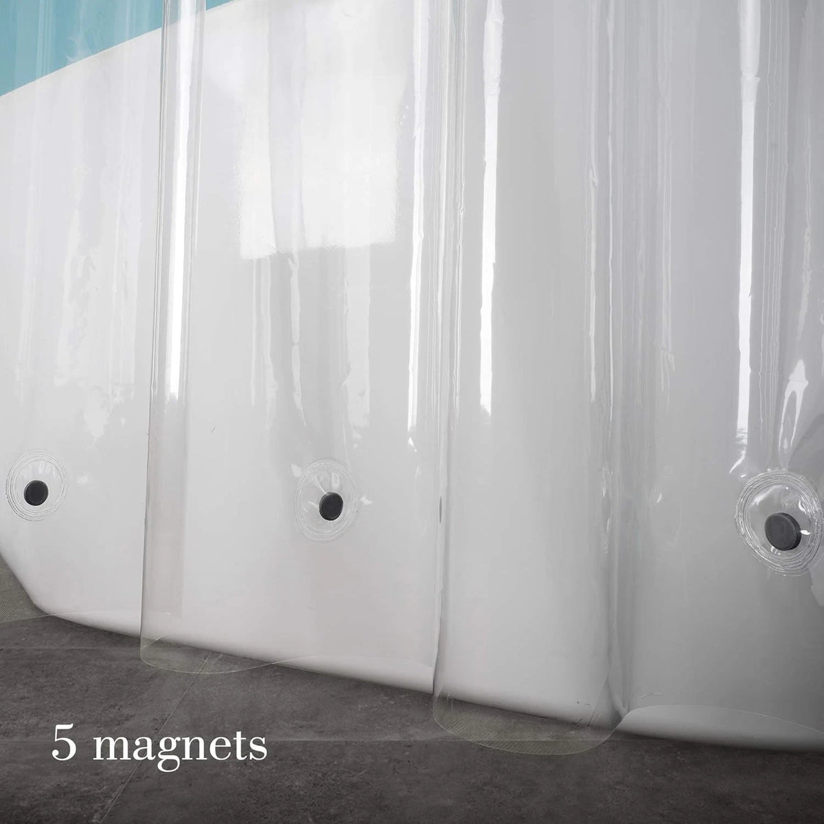 Clear Shower Curtain Liner for EurCross 72"W x 76"L (Pack of 1)