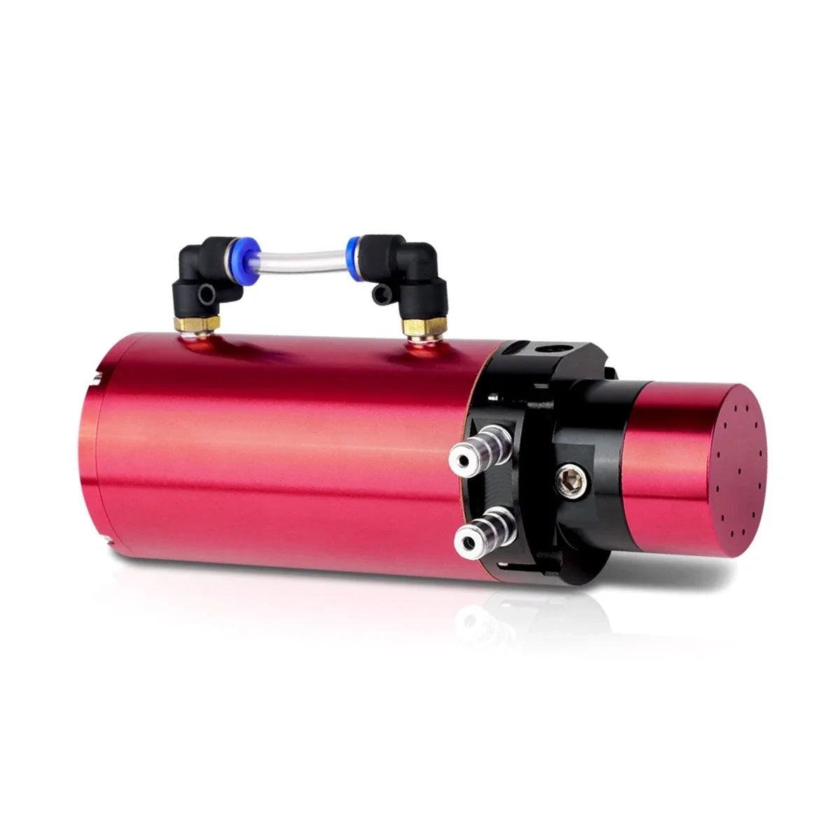 Aluminum Engine Oil Catch Reservoir Breather Tank with PSI Gauge for