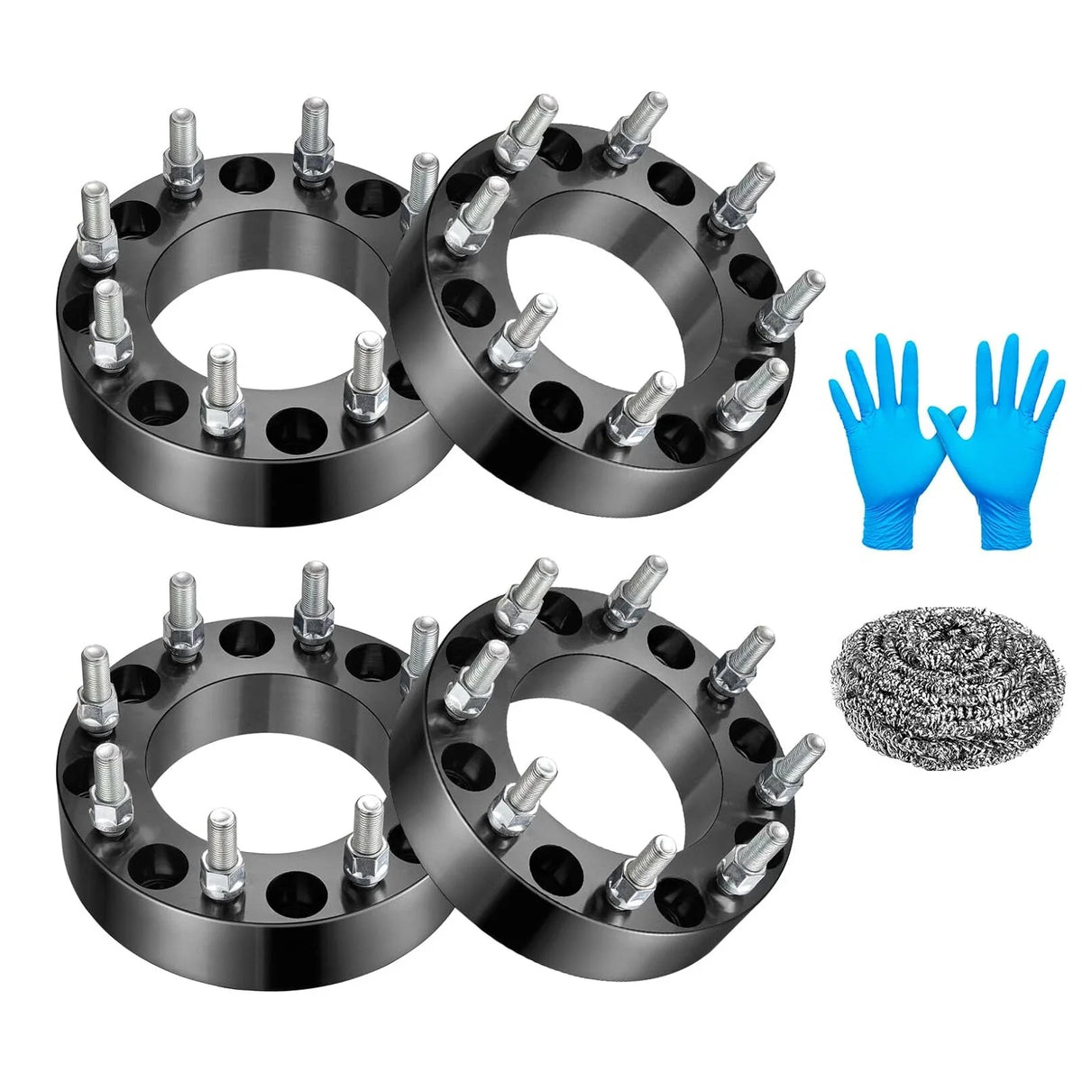 2" 8x180 Wheel Spacers for GMC Sierra Chevy Silverado 2500 3500 HD (2011–2024)