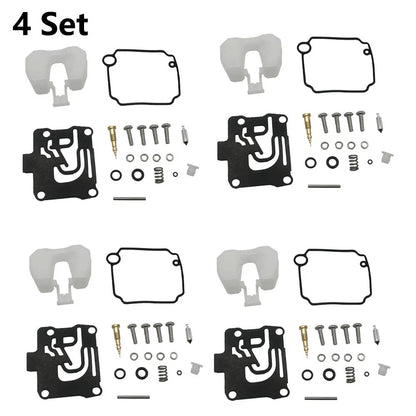 4X Carburetor Repair Kit for Yamaha Outboard 4Stroke (62Y-W0093-11, 62Y-W0093-10)