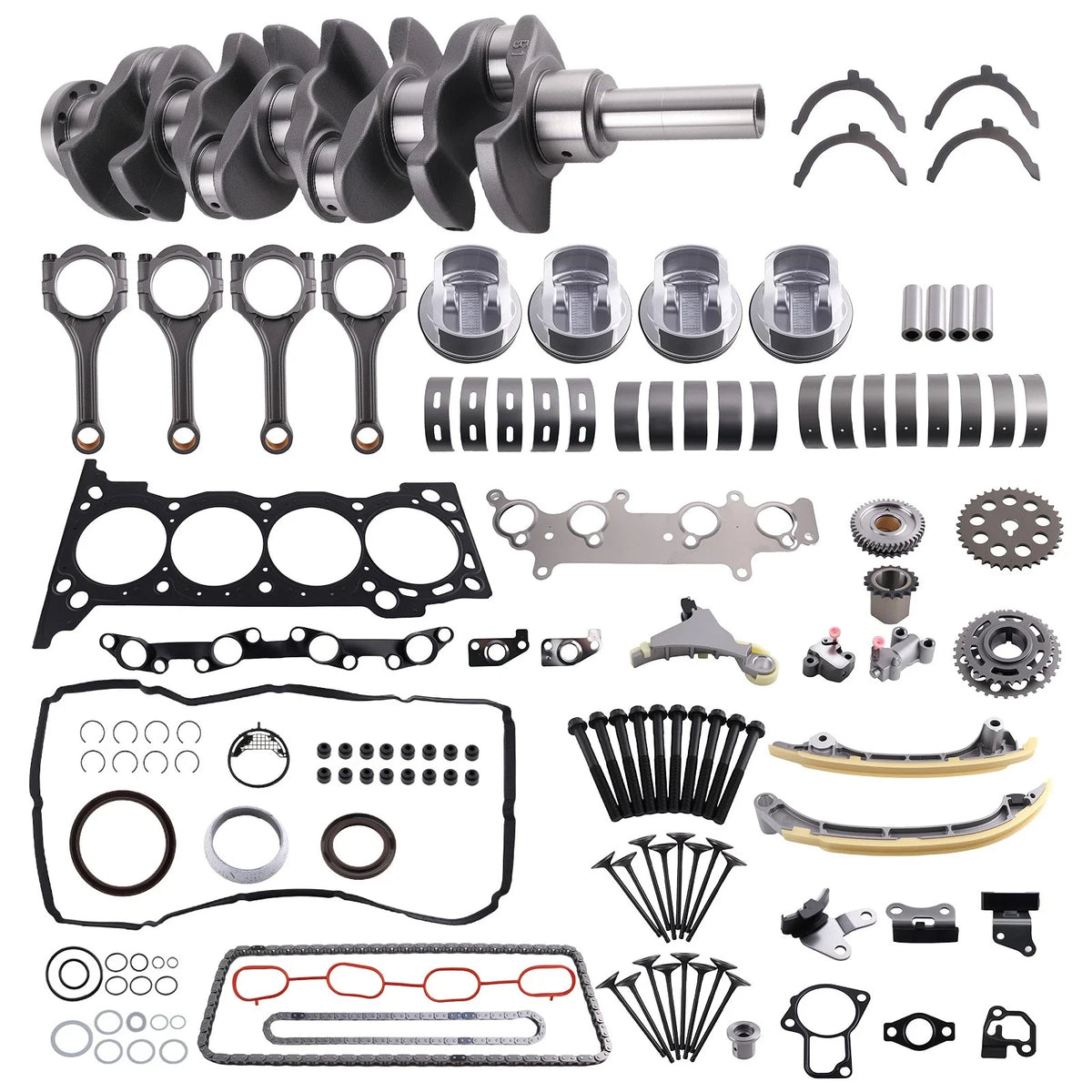 Engine Rebuild Piston Gasket Timing Kit w/ Crankshaft for Toyota 4Runner (1996–2002)