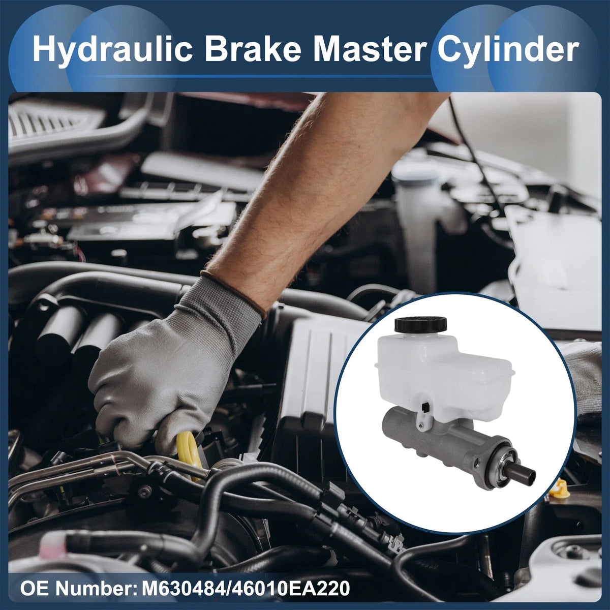 Brake Master Cylinder with Reservoir No.M630484 for Nissan Frontier (2005–2010)