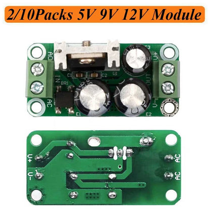 2X Single Regulated Power Supply Module DC 5/9/12V Rectifier Filter Board