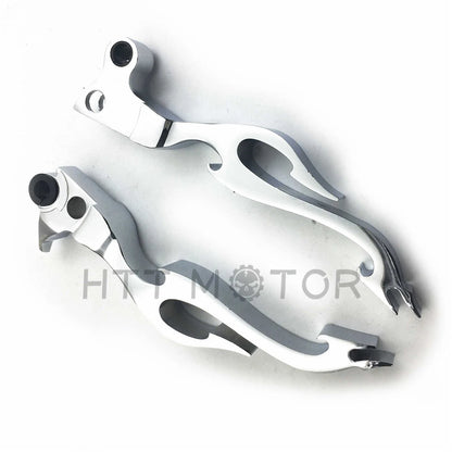 Chrome Brake Clutch Lever Hand Control for Harley XL Dyna Softail Touring (2000–2023)