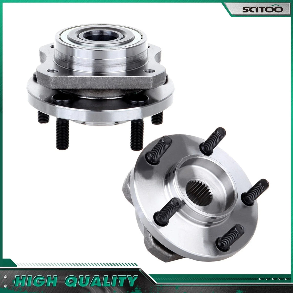 2X Front Wheel Bearings for Chrysler Town & Country (1996–2007)