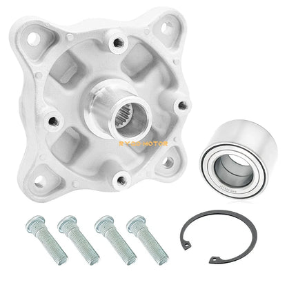 Front Wheel Hub with Bearing Studs Kit for Polaris Sportsman X2 500 570 800 (2003–2021) 5134310
