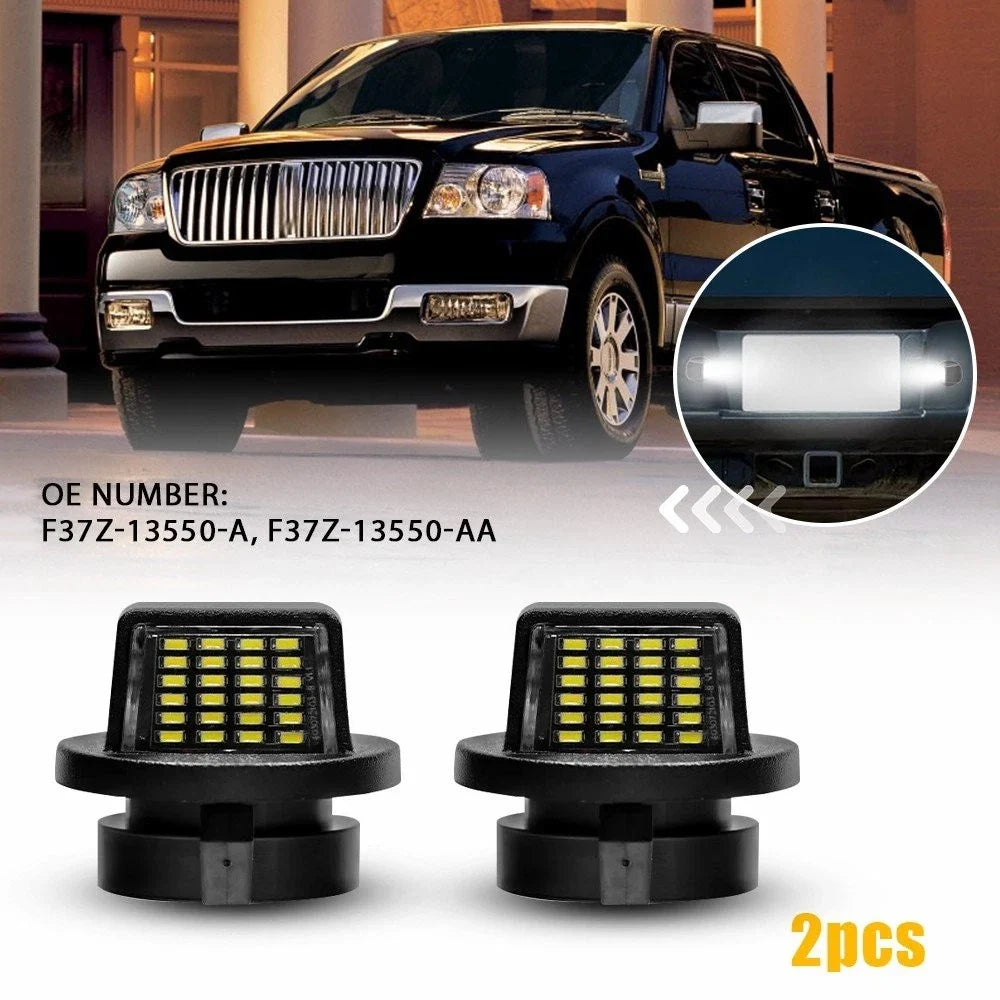 LED License Plate Light Lamp Assembly for Ford Bronco Ranger Explorer (2021–2023)